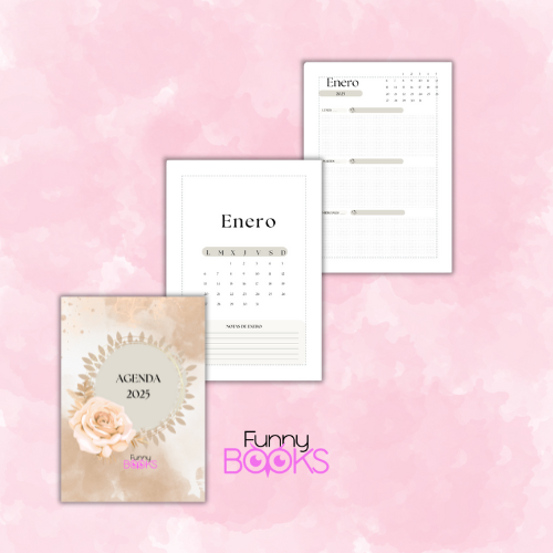 Agenda A5 Vintage Rose