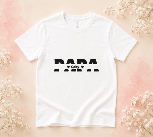 Camiseta personalizada PAPA Gaby Día del Padre