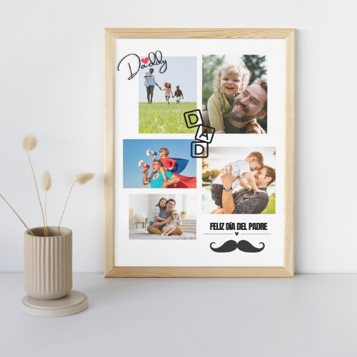 Marco de fotos personalizado Día del Padre