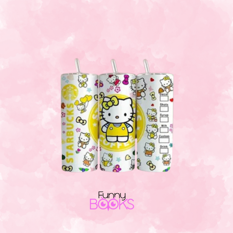 Termo de Hello Kitty amarillo